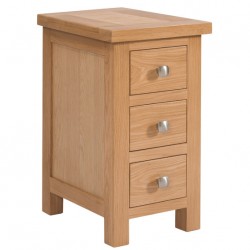 Devon oak narrow 3 drawer...