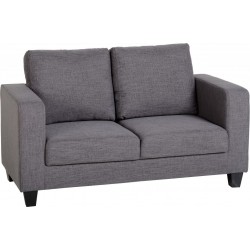 Tempo two seater sofa in grey