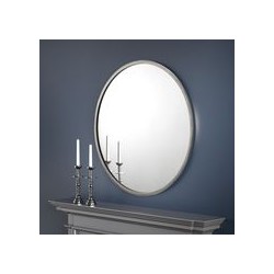 Octave pewter mirror