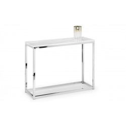 Scala white marble console...