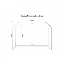 Corona Over Mantle Mirror