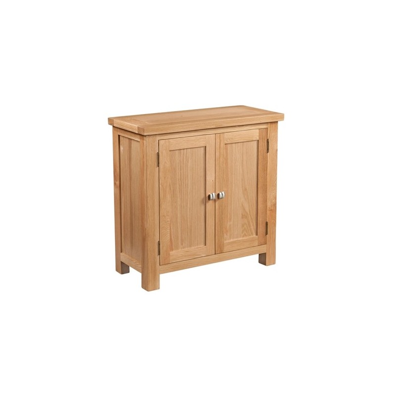 Devonshire Pine and Oak Ready assembled Dorset Oak 2 DOOR CABINET DOR067